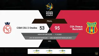 L1BM 2023-2024: CSM CSU 2 Oradea - Steaua București