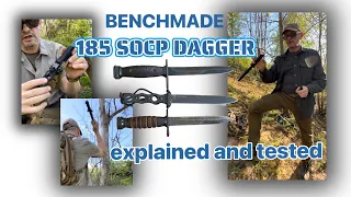 Testing Benchmade 185 SOCP - 3 things you should never do to your knife