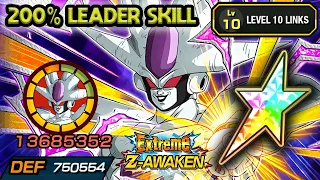 200% LEADER SKILL! 100% EZA STR COOLIEZA LEVEL 10 LINKS! Dragon Ball Z Dokkan Battle