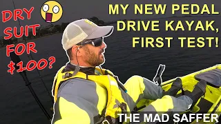 MY NEW PEDAL DRIVE KAYAK! + Dry Suit for $100???