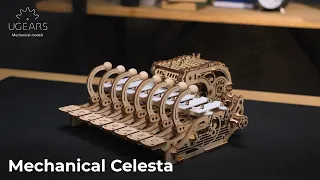 Mechanical Celesta by Ugears | Wooden 3D Puzzle | Assemble me. Let the celestial music play!