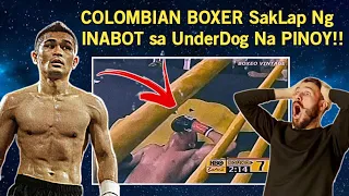 Mahusay Na COLOMBIAN boxer Niyare Sa Body Shot Ng UNDEFEATED pinoy