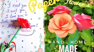 Crafting Paper Colorful Attractive Rose's to present someone special in your life #DIY doityourself