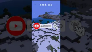 Seed 666 Is Really Cursed #minecraft #shorts