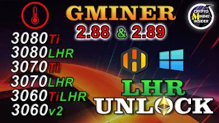 Best LHR Overclocks in Windows & HiveOS| GMINER 2.88, 2.89 |3060, 3060TI, 3070, 3070TI, 3080, 3080TI