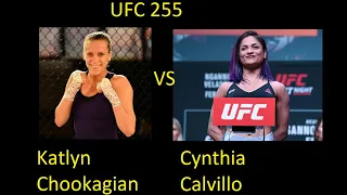 Кэтлин Чукагян против Синтии Кальвильо БОЙ В UFC 4/ UFC 255