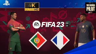 Portugal (Ronaldo) Vs France (mbappe) | FIFA 23 | 2022 FIFA World Cup Final Qatar | PS5™ 4K