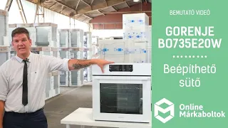 Gorenje BO735E20W | Sütő bemutató videó