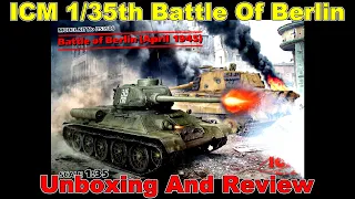 ICM 135th Scale Battle Of Berlin (April 1945) Scale Plastic Model Unboxing And Review