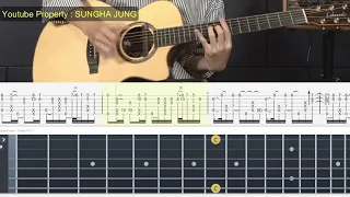 GUITAR TAB - Sungha Jung (Shawn Mendes & Camila Cabello) Señorita | Fingerstyle Tutorial Sheet #Anp