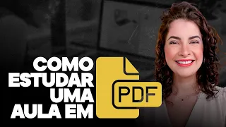 O JEITO CERTO DE ESTUDAR UM PDF | Laura Amorim