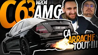 ESSAI MERCEDES C63 AMG W204 - J'AI VRAIMENT EU PEUR 😨😨 (FEAT NORDREPROG)