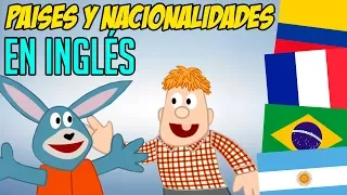 Países y Nacionalidades en INGLÉS para niños