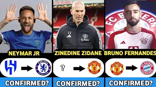 🔥ZIDANE TO MANCHESTER UNITED,ALL NEW CONFIRMED TRANSFERS AND RUMOURS SUMMER 2024, NEYMAR TO CHELSEA