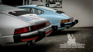 PROJET 💙 CLASSIC GULF 911 : PORSCHE CARRERA polissage complet et Déco en WRAP ‼️