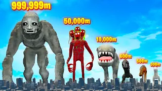 SIZE COMPARISON ALL NEW TREVOR HENDERSON GIANTS & TITANS! Garry's Mod Sandbox