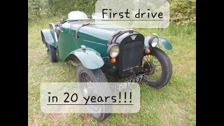 1937 Austin 7- Trying to drive my dads Austin 7 for the first time in 20 years!