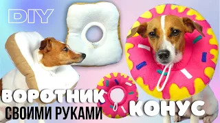 DOG DIY | Мягкий Защитный Воротник Для Питомца Своими Руками /Ветеринарный Конус / Купол