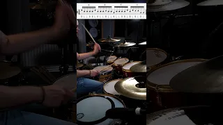 Six Stroke Roll Diddle-Fill! (Drum Fill Breakdown) #shorts