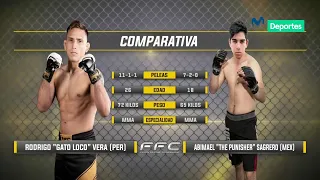 FFC48: Rodrigo Vera (PER) vs Abimael Sagrero (MÉX) | FUSION FIGHTING CHAMPIONSHIP | ESTELARES