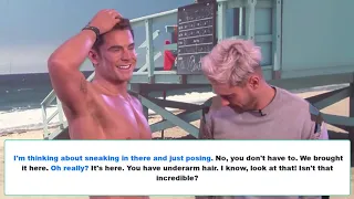 Learn English With Zac Efron's Wax Figure & Ellen