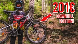 DAS 201€ BILLIG BAUMARKT MTB - Der Downhill Test