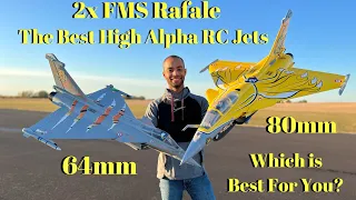 The Best High Alpha RC Jets! - FMS Rafale 80mm & 64mm RC EDF Jets