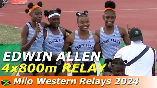 Edwin Allen High Pulls off Amazing Comeback | Holmwood Technical High | Milo Western Relays 2024