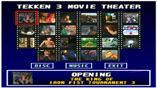 Tekken 3 All characters Endings || Theater mode