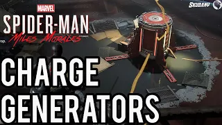 How To Charge The Generators | Spider-Man Miles Morales | Gameplay Walkthrough 4K ( No Commentary )