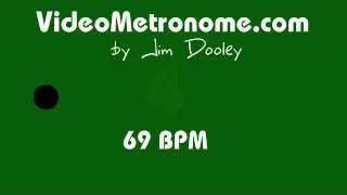 69 BPM Human Voice Metronome by Jim Dooley