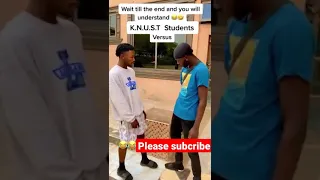 K.N.U.S.T vs Legon students #short funny