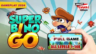 Super Bino Go - FULL GAME (ALL Levels 1-145) Gameplay 2024