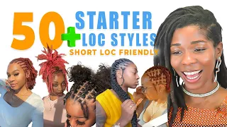 Over 50 Starter Loc RETWIST Styles | Short Loc Styles Friendly