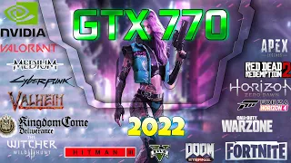 *Nvidia GeForce GTX 770  in 25 GAMES   | 2022-2023