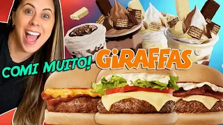 Novidades do Giraffas 🍔🍦 Provamos TODOS, Hambúrgueres e Sorvetes