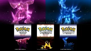 Pokemon Brilliant Diamond, Shining Pearl, Diamond, Pearl, Platinum game intro comparison