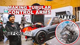 Making Tubular Control Arms For The 1500hp Mercedes EVO 2 - Here's how you can too