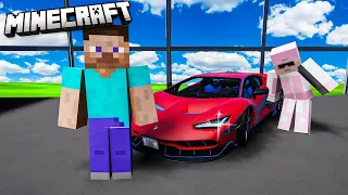 Stealing Cars from Minecraft in GTA 5