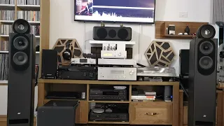 luxman sq n150  and jmr abscisse speakers