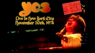 Yes - Live In New York City - November 20th, 1974