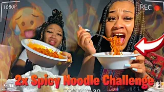 2X SPICY NOODLE CHALLENGE *GONE WRONG*