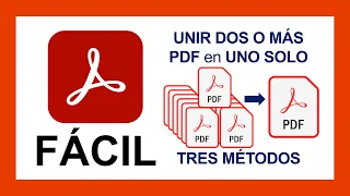 ✅ Cómo UNIR DOS o más archivos PDF en UNO SOLO 📖 [Unir PDF en un solo]