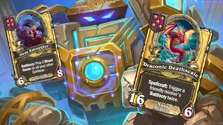 This Combo Is Crazy +1000 Attack Per Turn Hearthstone Battlegrounds