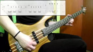 Alice Cooper - I'm Eighteen (Bass Cover) (Play Along Tabs In Video)