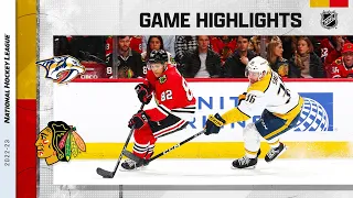 Predators @ Blackhawks 3/4 | NHL Highlights 2023