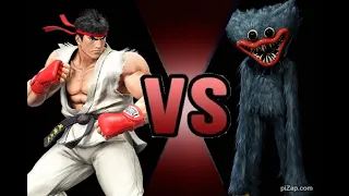 MUGEN - Ryu vs Huggy Wuggy (Street Fighter vs Poppy Playtime)