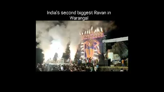 India's biggest Ravan in Warangal