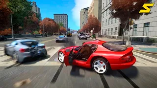 GTA 4 Car Crashes - Crash Testing Real Car Mods Ep.56