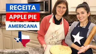 Receita Apple Pie ORIGINAL 🇺🇸 Torta de maçã AMERICANA